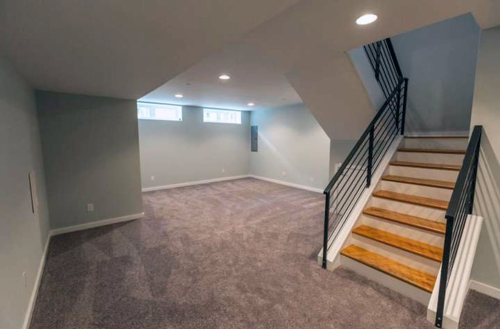 a nice, clean finished basement