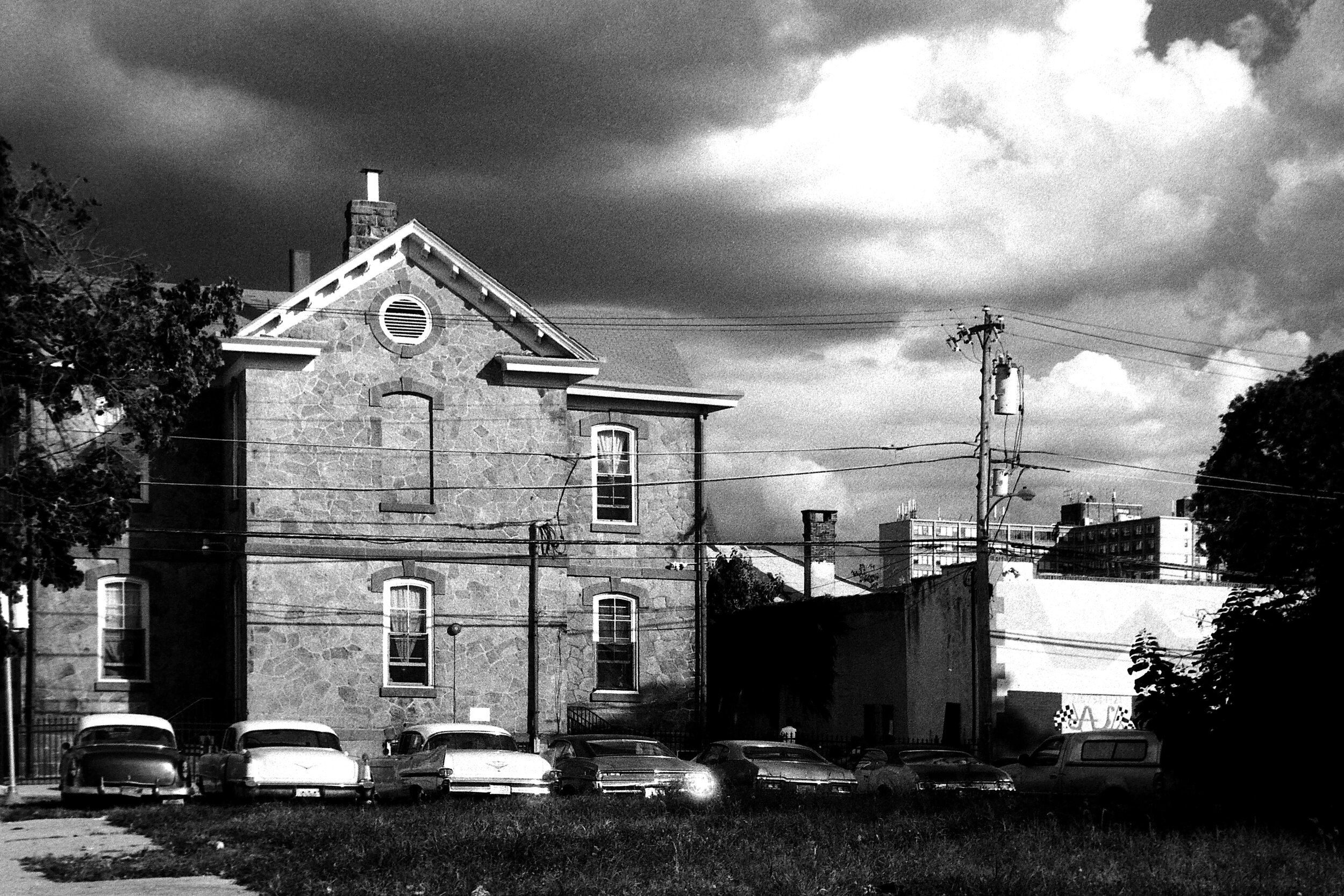 Gable – This image is an example of how a normal camera still create parallel vertical lines – this picture was taken with the camera held at arm’s-length above my head, decreasing vertical skew.