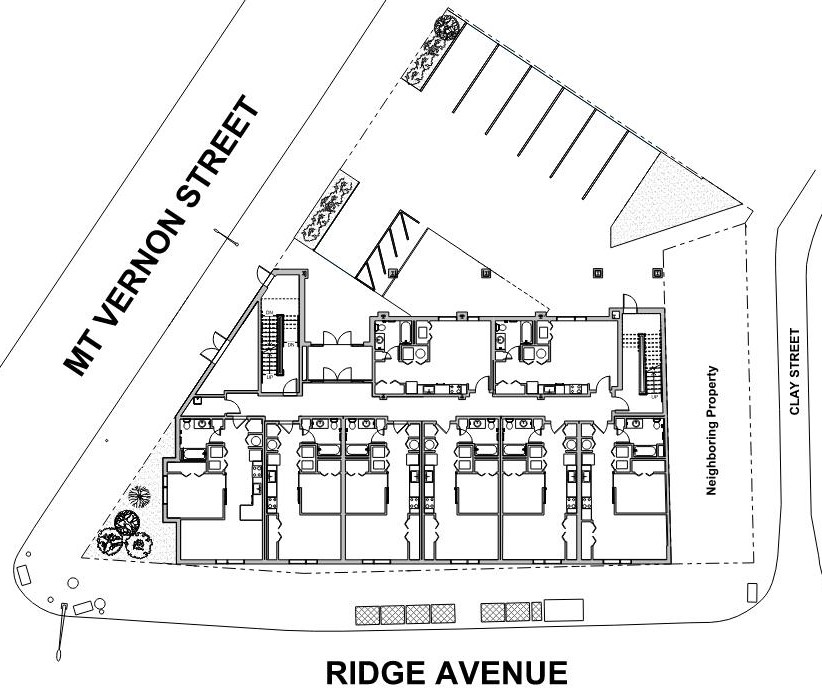 1245 Ridge   site plan